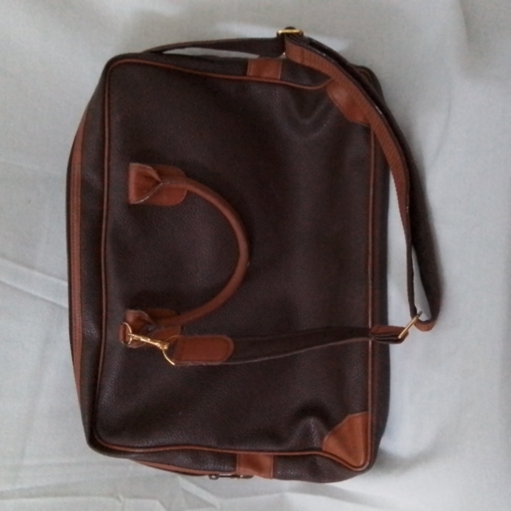 Textured Brown Laptop Bag